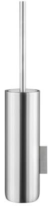 blomus WC Bürste MODO mit Wandhalterung | Toilettenbürste und Klobürstenhalterung in Edelstahl matt | Ø 8,5 x 49H cm