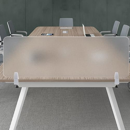 Guard Separate Board,Desk Privacy Panel,Frosted Desk Dividers,Acrylic Desktop Privacy Panels,Portable Desk Partition Barrier Panel,for Classrooms,Offices,Privacy Screens And Testing