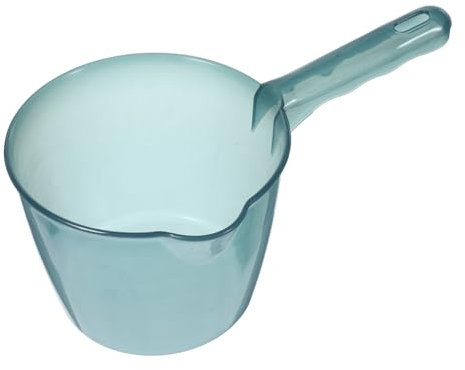 Alipis Cucharón De Agua De Transparente Mango y Reforzado Utensilio De Cocina Multifunción Para Baño Jardín y Camping Práctica Herramienta Doméstica