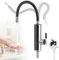 Neulriscn Instant Hot Water Tap, 220V 3000W Electric Instant Heating Faucet, 360° Rotatable, Tankless Electric Water Heater, Stainless Steel Kitchen Sink Mixer Tap with Digital Display for Bathroom