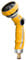 Garden Hose Pipe Spray Gun, Metal Jet Nozzle Sprayer Heavy Duty with 9 Patterns, High Pressure Water Sprayer with Thumb Flow Control, Ideal for Outdoor Lawn & Plant Watering, Car & Pet Washing, Yellow