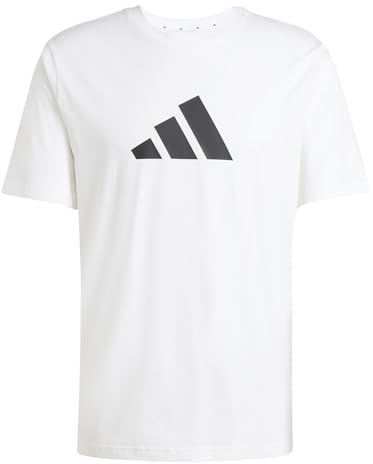 adidas Men's Future Icons Three BAR TEE, White, S