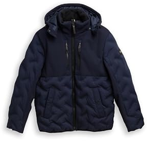 TOM TAILOR Herren 1046977 Hybrid Puffer-Jacke mit Steppung