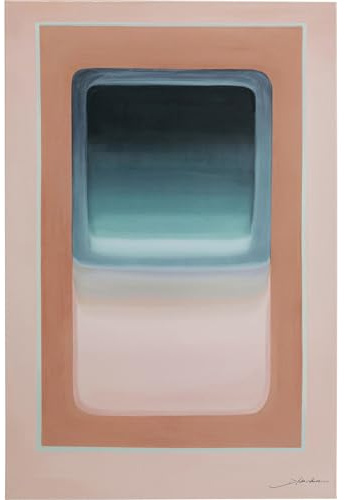 Kare Design Leinwandbild Tendency Pastell, Rosa/Blau, 150x100cm, Canvas, Modern, Abstrakt, Wandbild, Zimmerdekoration, Wohnzimmer