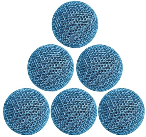 YumSur 6 Stück Whirlpool Schaum Absorber, Pool Absorbierball ölabsorbierender Schaumschwamm,Whirlpool Schaumreiniger Verschlingt Abschaum für Schwimmbäder und Spas(Style 2)