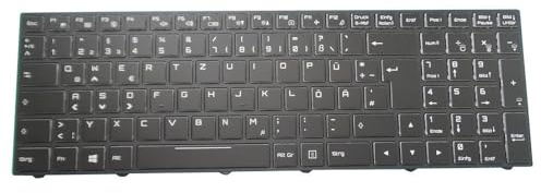 RTDPART Laptop Tastatur für Schenker XMG A717 Deutschland GR Mit Backlit Schwarz Neue