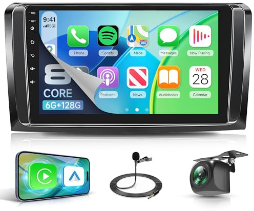 8 Core 6G+128G Android Autoradio für Mercedes Benz ML GL W164 ML350 ML500 GL320 X164 ML280 Wireless Carplay Android Auto Navi WIFI 360° Panorama 9 Zoll Radio Bluetooth FM/RDS/DSP EQ/SWC Rückfahrkamera