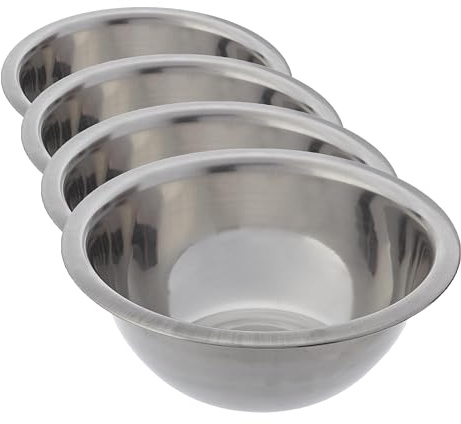 IBILI 710116 Bol, INOX, Argent, 16 cm, 16.99 x 6.5 cm (Lot de 4)