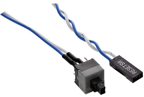 InLine 26648A Strom Reset-Taster, mit Kabel, 0,3m