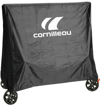 Cornilleau - Housse de protection de Table de ping-pong PREMIUM - Ultrarésistante et impérméable - Gris