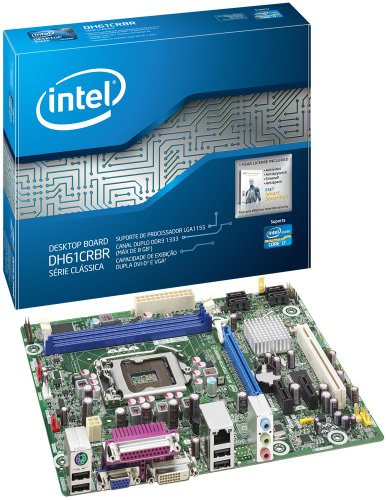 Intel Classic Series DH61CRB3 Sockel 1155 Desktop Mainboard (Micro ATX, Intel H61, 2X DDR3 Speicher)