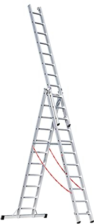 Euroline Alu-Mehrzweckleiter 3-teilig, 3076111