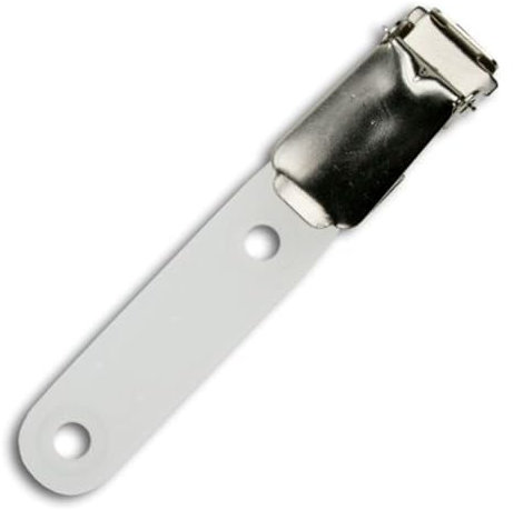 Schmalz Werbeservice 50 Stück Ausweishalter Befestigungsclips drehbar starker Hosenträger Clip Ausweisclip Befestigungsclip für Kartenhalter Karten Schutzhüllen Namensschild-Halter