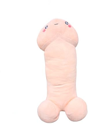 Plüsch Penis Kissen ca. 50 cm | Plüschtier Erwachsene | Plüschpenis | niedliches Kissen | lustige Penispuppe | Plüschspielzeug | Geschenke über 18 | weich und süß | Dekokissen | Big dick Willy