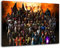 Mortal Kombat Format 120x80 cm Bild auf Leinwand, XXL riesige Bilder fertig gerahmt mit Keilrahmen, Kunstdruck auf Wandbild mit Rahmen