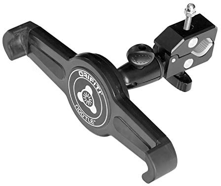 GRIFITI Nootle Large Universal Tablet Tripod Mount and Heavy Duty Metal Clamp for Standard to Large iPads and Other Tablets