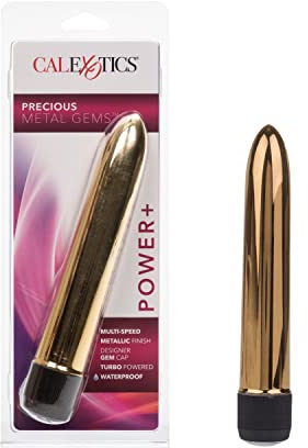 Precious Metal Gems Vibe 6.75 - Bronze - Vibrator