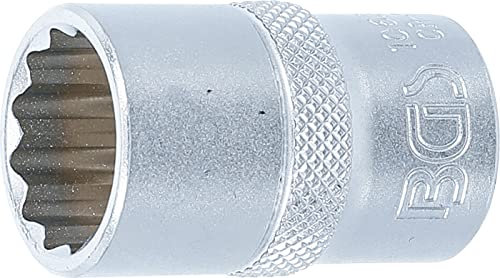BGS 10637 | Llave de vaso 12 caras | entrada 12,5 mm (1/2) | 17 mm