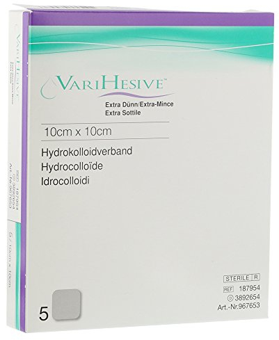 ToRa Pharma GmbH VARIHESIVE extra dünn 10x10 cm HKV hydroakt. Steril 5 Stück