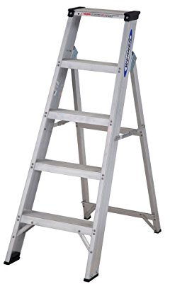 Werner Abru 71405 Builders Swingback Stepladder 5 Tread