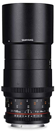 SAMYANG 13100T1.5F T3.1 VDSLR ED UMC MACRO Objektiv für Anschluss Fuji X (100mm)