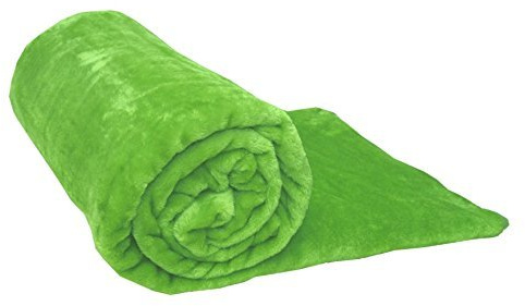 Papa Jones Ltd Soft Warm Faux Fur Throw Sofa Bed Blanket, Fluffy Reversible Blankets, Pure Polyester Lightweight And Breathable Microfiber For Bed Couch Sofa (X-Large (200cm x 240cm), MOSS GREEN)