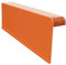 Windschutz-Ortgänge Ortgang Ortgangblech Aluminium 6/16 + Schraube (links, B-Ziegelrot)