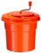 Bartscher Salatschleuder orange mit Wasserablaufschlauch, 25 Liter Gastronomiebedarf
