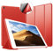 Funda para iPad 9,7 2018/2017, VAGHVEO Cubierta Estuche Plegable [ Auto-Sueño/Estela ] Carcasa TPU Suave Smart Cover para Apple iPad 5ª / 6ª Generacion (A1893 / A1954 / A1822 / A1823), Rojo