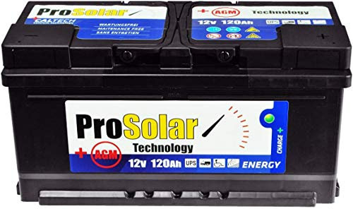 Batería solar 120 Ah AGM 12 V batería de alimentación sin mantenimiento en lugar de 150 Ah 140 Ah 110 Ah