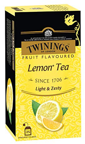 Twinings - Lemon, Tè nero con aroma limone - 50 g