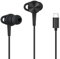 SUMWE USB C Headphone Hi-Fi Digital Stereo Metal Earphone in-Ear Type C Earbud w/Mic for Google Pixel 5/4/3, Samsung Galaxy S21/20/Note 10, Huawei Mate 40/P20/30, iPad Pro, OnePlus - BK