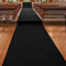 Floordirekt Gangläufer 200 x 300 cm, Schwarz 980 - Hochzeitsläufer - Hochzeitsteppich - Premium Teppichläufer - Messeteppich - VIP Eventteppich - Schwer entflammbar