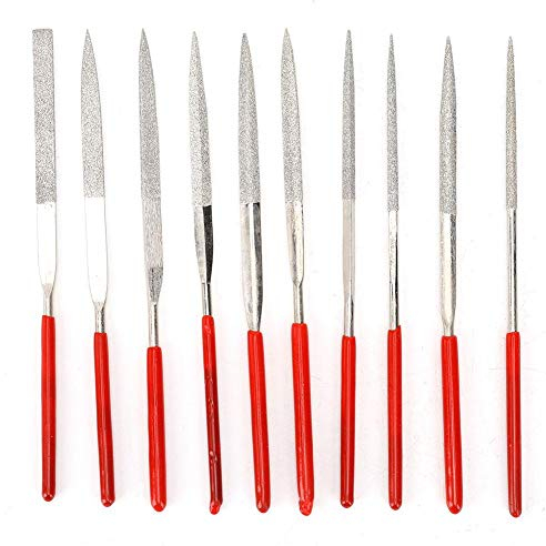 Feilen Diamantfeilen Set, 10-tlg., Multifunktionales, diamantbeschichtetes Modellier werkzeug für Feilen mit Präzisions beschichtung zum Modellieren und Entgraten von Jademetallen