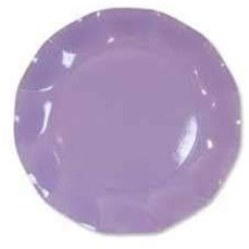 Platos de cartón lila- 10 piezas