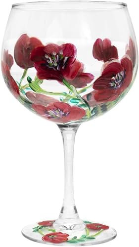 The Leonardo Collection Lynsey Johnstone JNS_475157 Verre à gin peint à la main avec boîte cadeau Multicolore