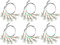 Rodeel Pre-tied Sea Fishing Rigs, 6 Pack / 36 Hooks Fishing Feathers, with Luminous Beads Glowing Tail and Simulated Fish-skin Flasher, Attractor for Mackerel, Herring, Bass, Cod - For Night Use