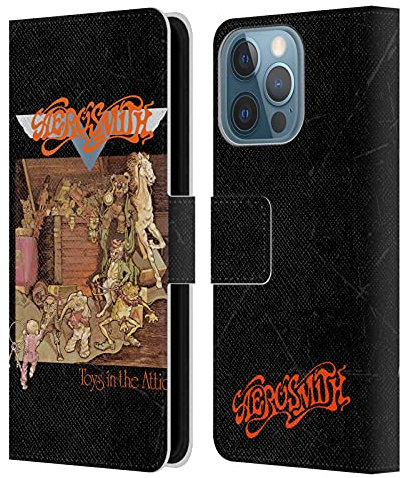 Head Case Designs Licenza Ufficiale Aerosmith Toys in The Attic Clasici Custodia Cover in Pelle a Portagoglio Compatibile con Apple iPhone 13 PRO