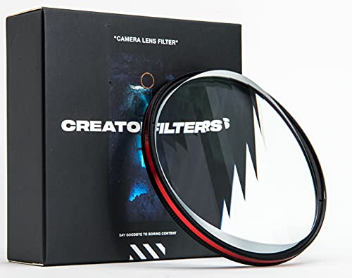 Creator FX Linearer Repeater-Objektivfilter für Fotografie, Prismenfilter für Kamera, Objektivkamera-Zubehör, Fraktalfilter zum Wiederholen mehrerer Bilder (passend für 82 mm, 77 mm, 72 mm, 67 mm Ø)