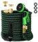 Flexibler Gartenschlauch 15M/50FT,Wasserschlauch mit 10 Funktionssprühdüsen,Leichter und knickfreier Dehnbarer wasserschlauch,starke Messingverbinder und 4-lagiger Latexkern,zum Waschen und Gießen
