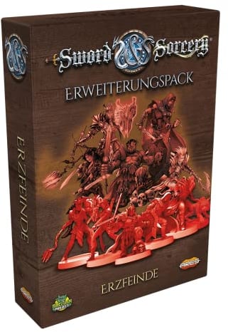Ares Games, Sword & Sorcery: Die Alten Chroniken – Erzfeinde, Erweiterung, Expertenspiel, Dungeon Crawler, 1-5 Spieler, Ab 13+ Jahren, 30 Minuten je Spieler, Deutsch