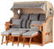 bene living Strandkorb-Set Königssee 3-Sitzer Teak - PE Shell - Modell 545 - Liftersystem