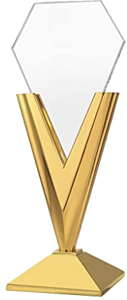 FOTOEV Crystal Award Trophies, Award Trophy for Trophy Awards und Partyfeiern, Award Ceremony und Appreciation Gift