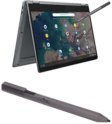 Duet 5 Stylus, Aluminium 4096 Smart Pen mit Druckstufe und Ultraabrasiver Spitze für Chromebook Tablets