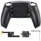 Programmable Remap Black Back Paddles Kit for PS5 Controller BDM 030&BDM 040, 4 Upgrade Back Button Attachment for PS5 Controller(Black)