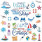 27PCS Cruise Door Decorations Magnetic, Large Nautical Cruise Magnets for Door Reusable Funny Carnival Cruise Ship Door Magnets Cruise Cabin Magnets for Door Decorations Fridge Car Computer