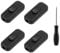 GZGXKJ Interruttori, 4pz Interruttore Lampada Nero Interruttore Bipolare Lampada Adatto per Interruttore Della Luce a Casa e in Camera da Letto (6 A, 250 V)