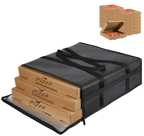 Große, zusammenklappbare Kühltasche für Pizza, Sport und Picknick im Freien