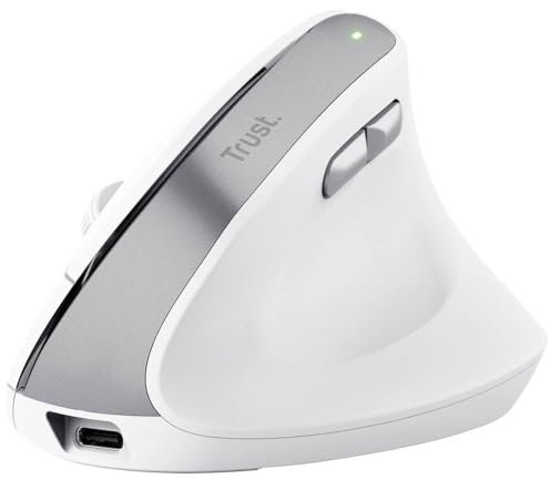 TRUST BAYO II Souris ergonomique sans fil Blanc