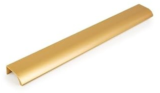 Viefe Aluminium Profile Handle Brushed Brass Cabinet Door Hafele Ona (256 mm Hole Center)
